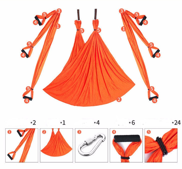 Anti Gravity- Aerial Yoga Hammock Swing Set