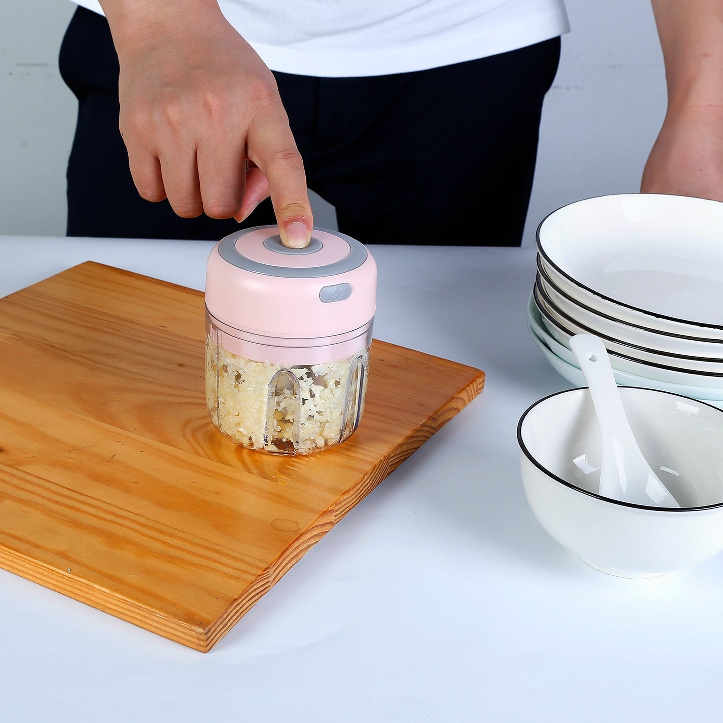 Electric Mini Garlic Chopper (250ML)