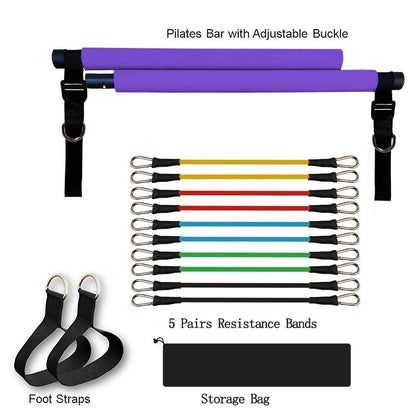 Fitness Yoga Elastic Resistance Puller Set