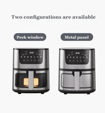 High Quality Large 7 L Stainless Steel Air Fryer with Transparent Viewing Window