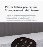 High Quality Large 7 L Stainless Steel Air Fryer with Transparent Viewing Window