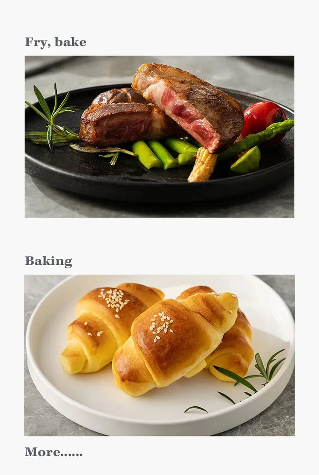 High Quality Large 7 L Stainless Steel Air Fryer with Transparent Viewing Window