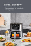 High Quality Large 7 L Stainless Steel Air Fryer with Transparent Viewing Window
