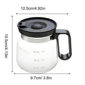 CaféGlass™ – 16oz Coffee Pot Style Mug
