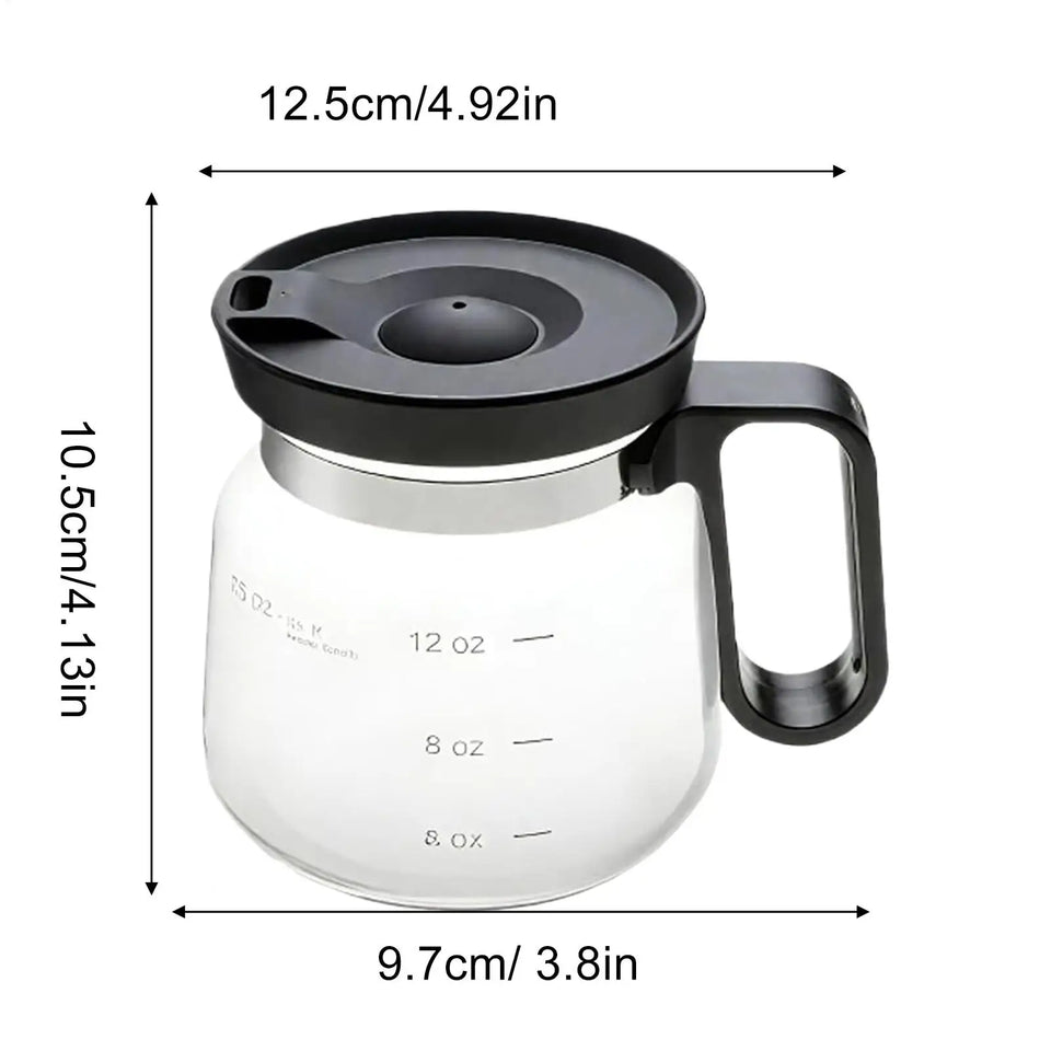 CaféGlass™ – 16oz Coffee Pot Style Mug