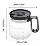 CaféGlass™ – 16oz Coffee Pot Style Mug