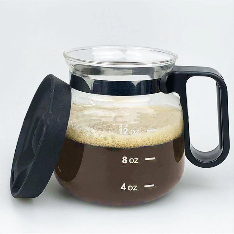CaféGlass™ – 16oz Coffee Pot Style Mug