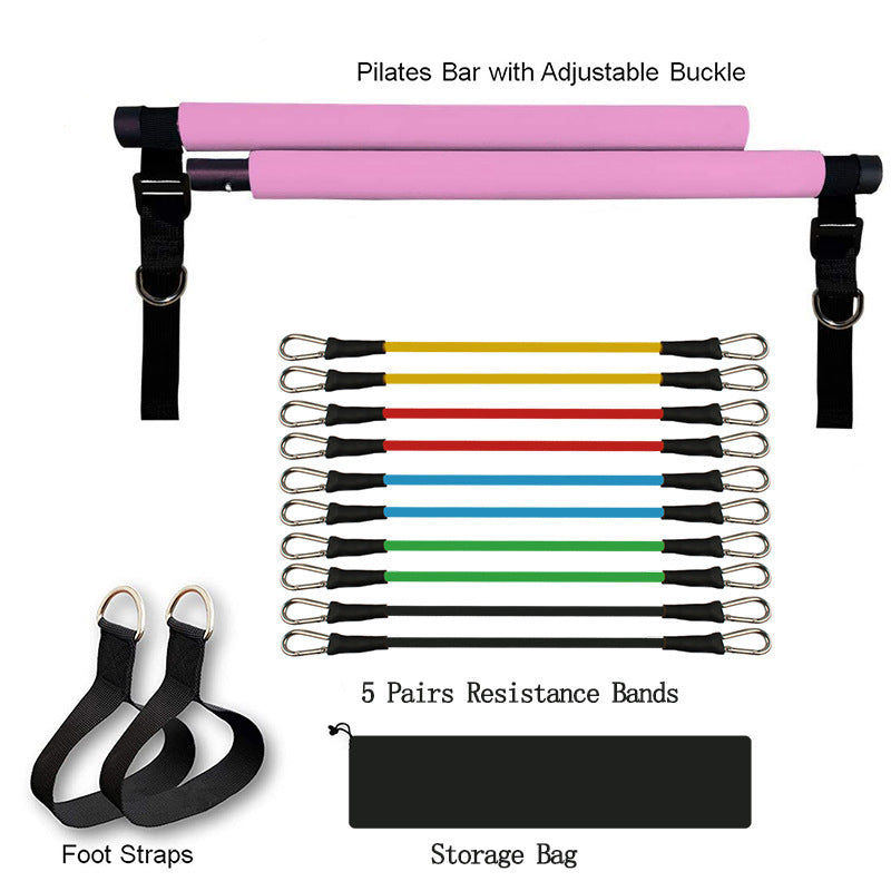 Fitness Yoga Elastic Resistance Puller Set